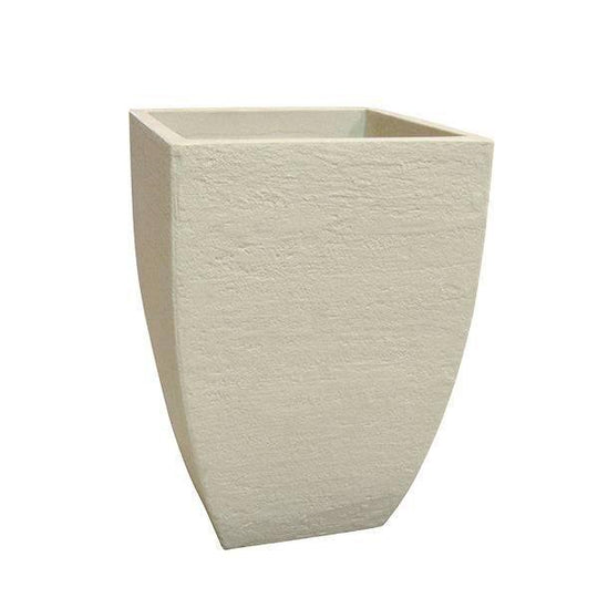Planter - Modern Square - Sandstone - 14" x 21"