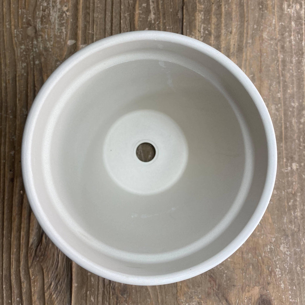 4 inch white ceramic plant pots Clay Pot Granite 4"