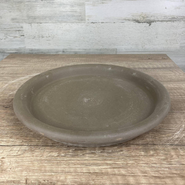 Saucer - Clay - Basalt - 12-inch - Hicks Nurseries