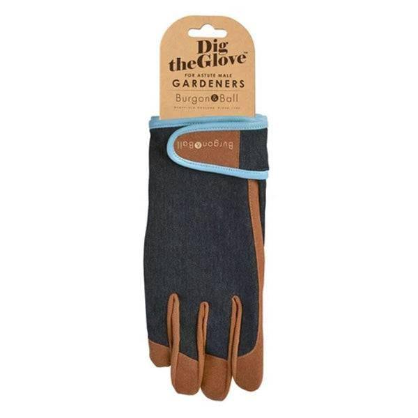 Gloves - Men's Denim - M/L - Hicks Nurseries