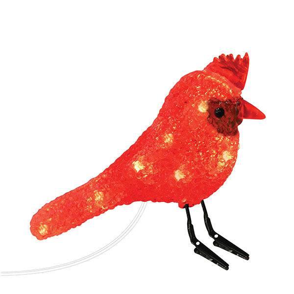 Christmas Cardinal - LED Outdoor Decor - 6" - Hicks Nurseries