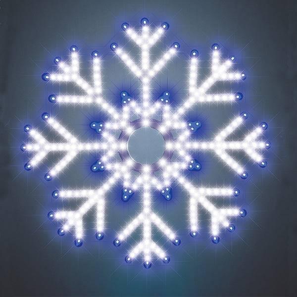 Snowflake - LED Outdoor Decor - 16" - Hicks Nurseries