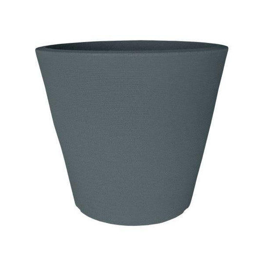 Planter - Linea Low - Charcoal - 18-inch