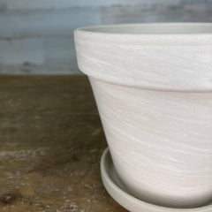 10 inch ceramic plant saucer Saucer - Clay - Granite