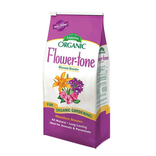 Espoma Organic Flower-tone® -  18 lb. - Hicks Nurseries